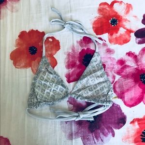 two piece sparkly skirt and top set